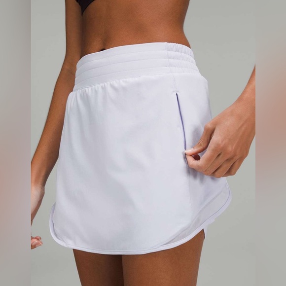lululemon athletica Dresses & Skirts - Lululemon Hotty Hot High-Rise Skirt Pastel Blue Size: 4 worn 2x